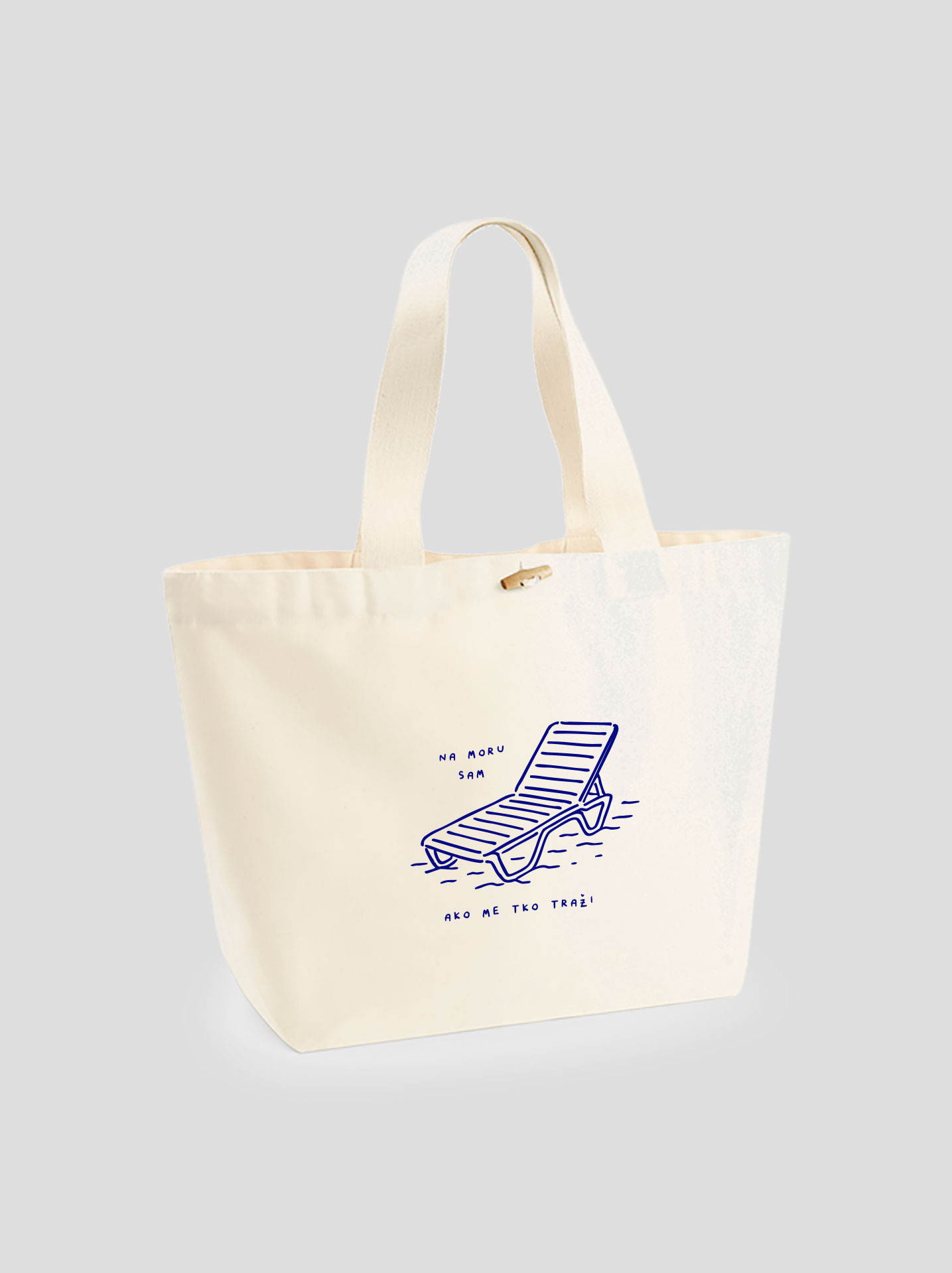 Na moru sam - Organic Marina Tote XL